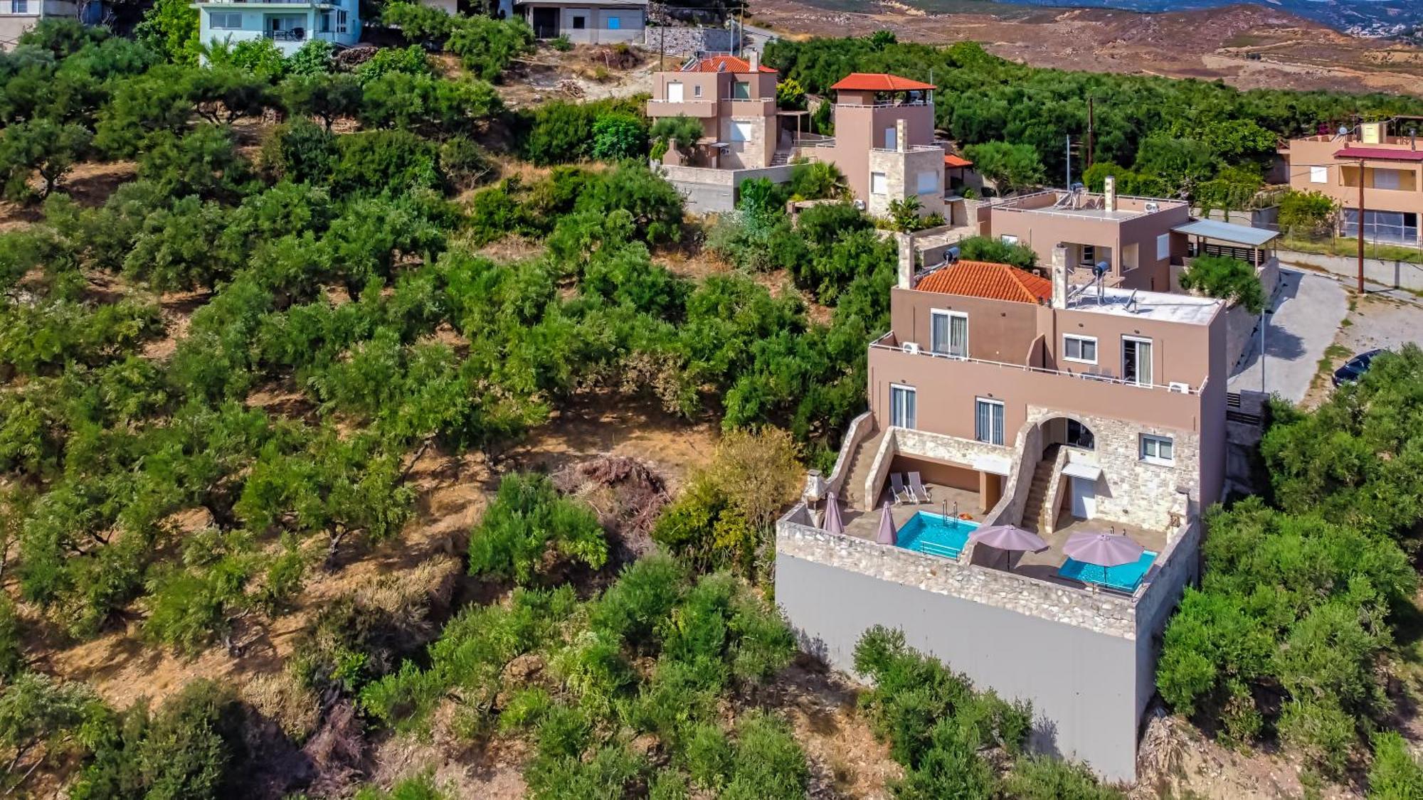 Theo Villas With Sea View Marathokefála Buitenkant foto
