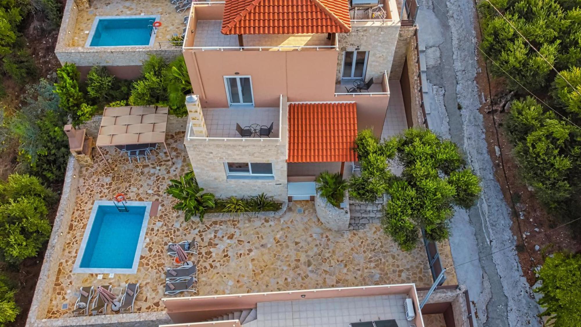 Theo Villas With Sea View Marathokefála Buitenkant foto